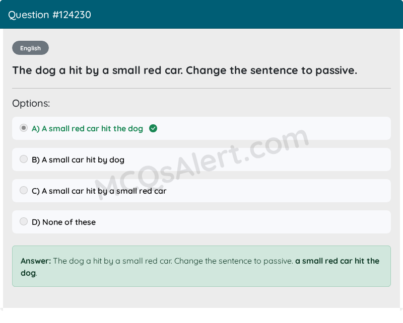 Question Screenshot