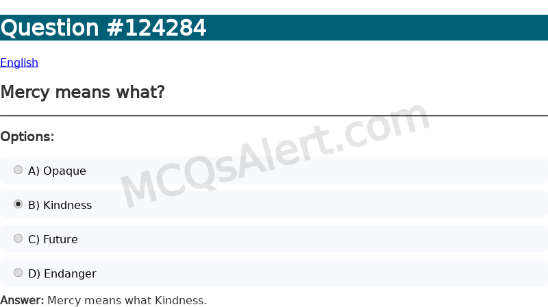 Question Screenshot