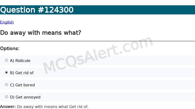 Question Screenshot