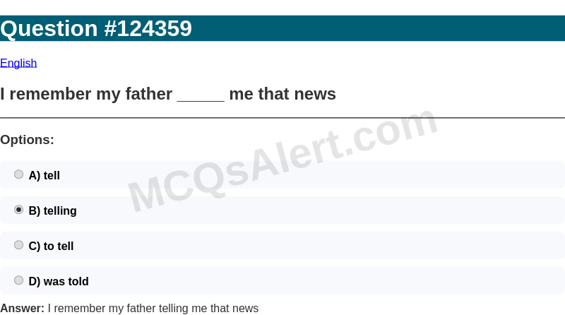 Question Screenshot