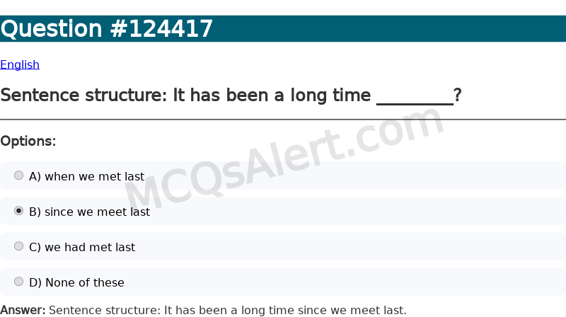 Question Screenshot