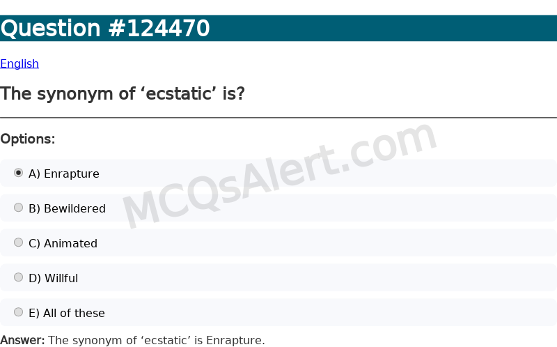 Question Screenshot