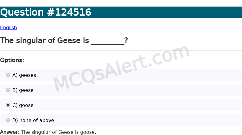 Question Screenshot