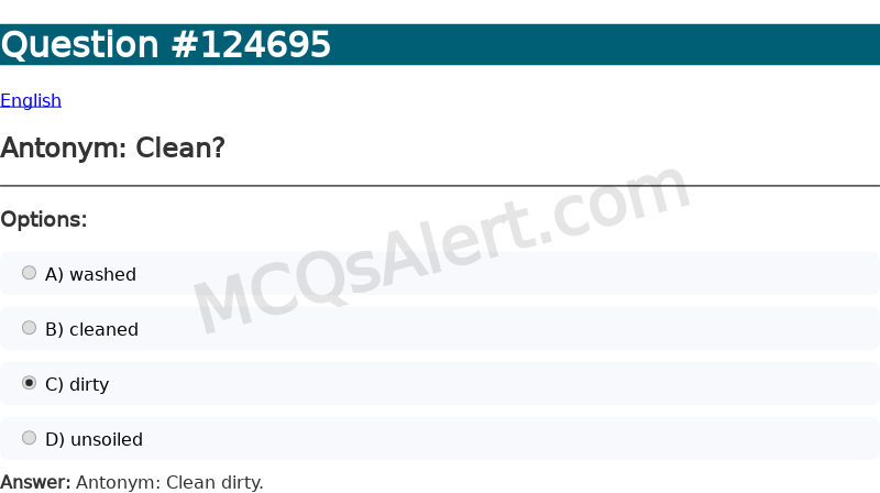 Question Screenshot