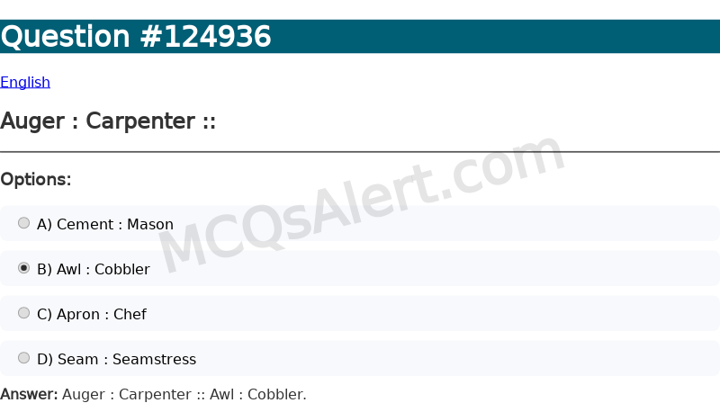 Question Screenshot