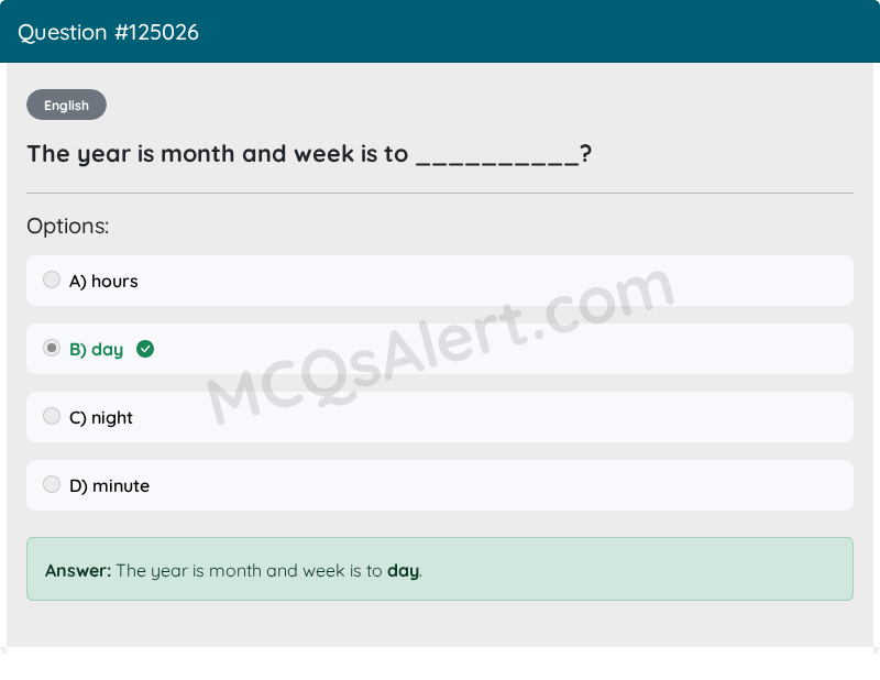 Question Screenshot