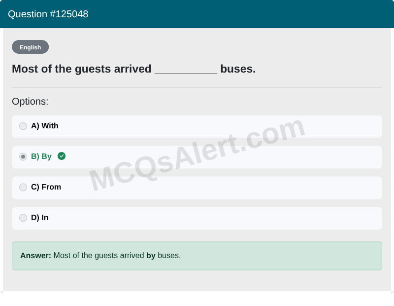 Question Screenshot