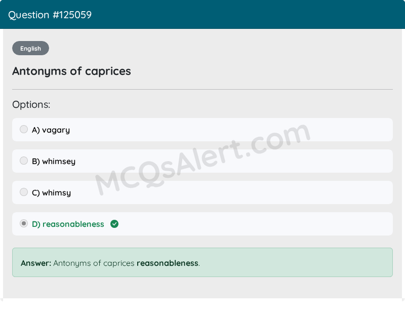 Question Screenshot
