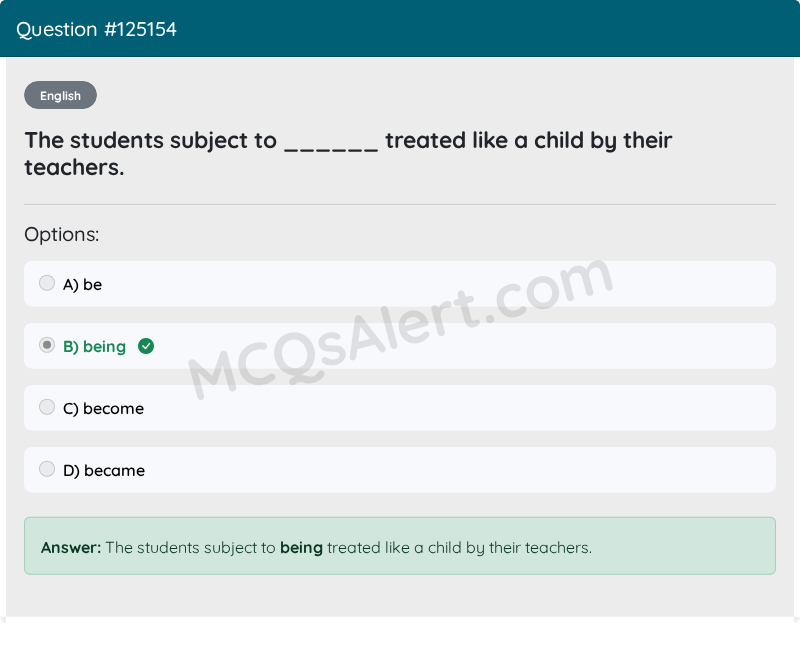 Question Screenshot