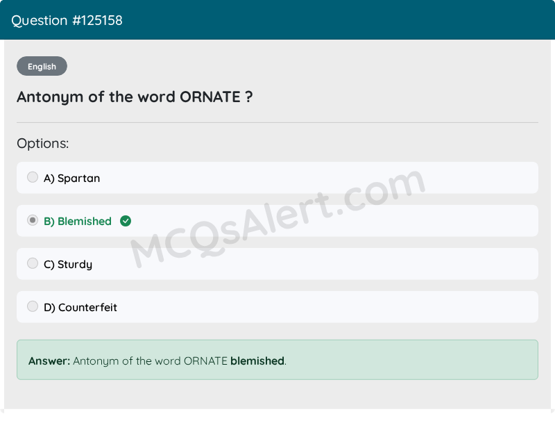 Question Screenshot