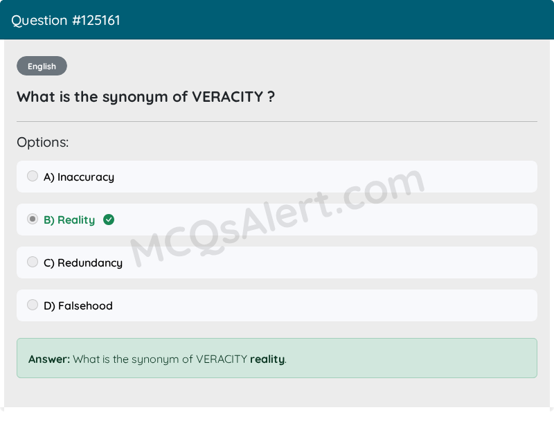 Question Screenshot