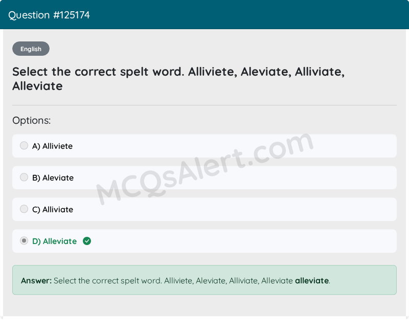 Question Screenshot
