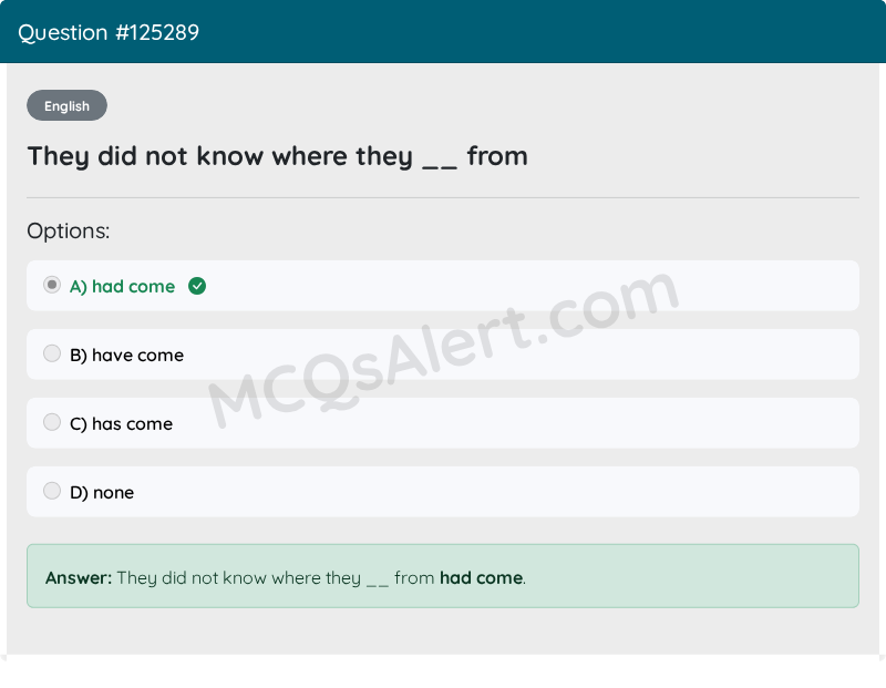 Question Screenshot