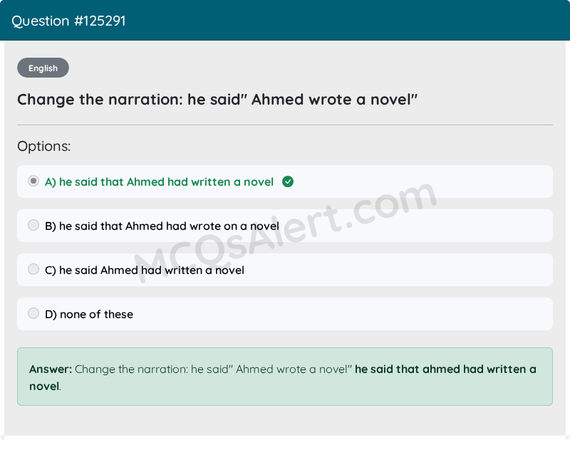 Question Screenshot