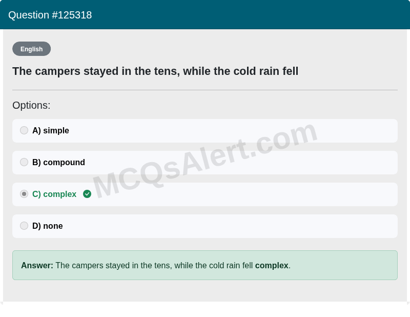 Question Screenshot