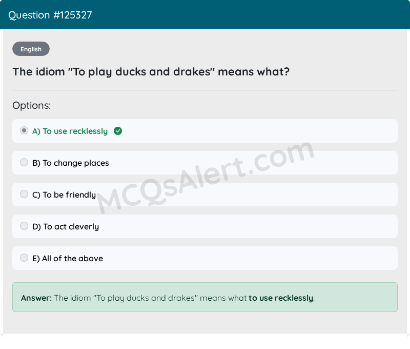Question Screenshot