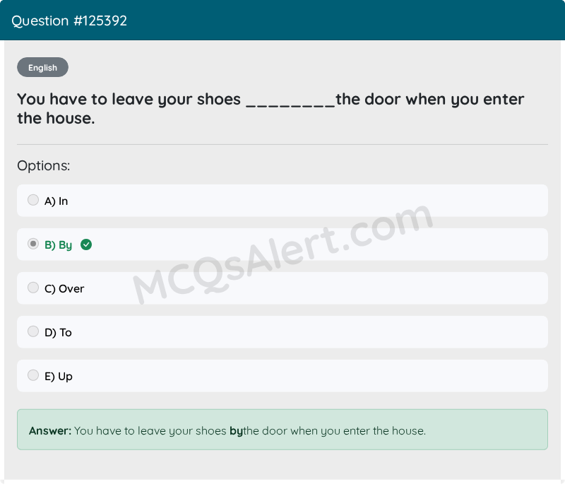 Question Screenshot
