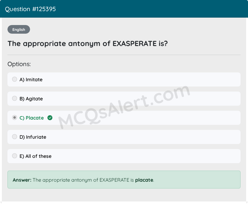 Question Screenshot
