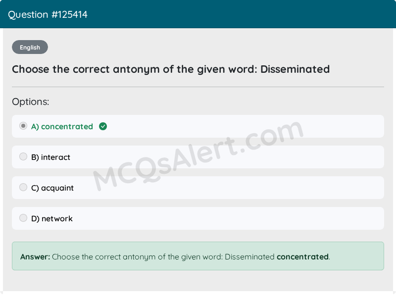 Question Screenshot