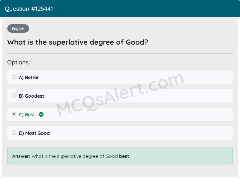 Question Screenshot