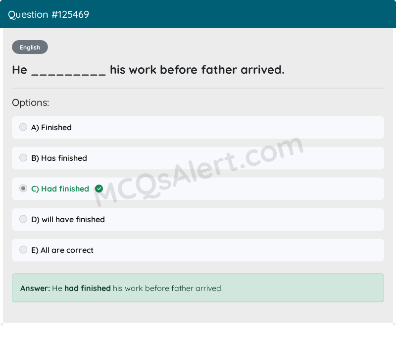 Question Screenshot