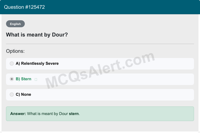 Question Screenshot