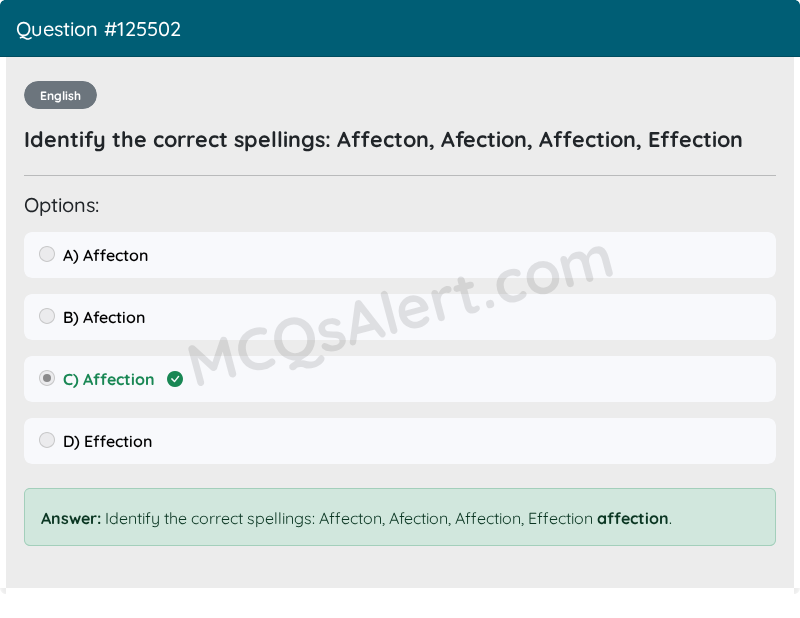 Question Screenshot
