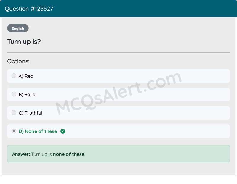 Question Screenshot