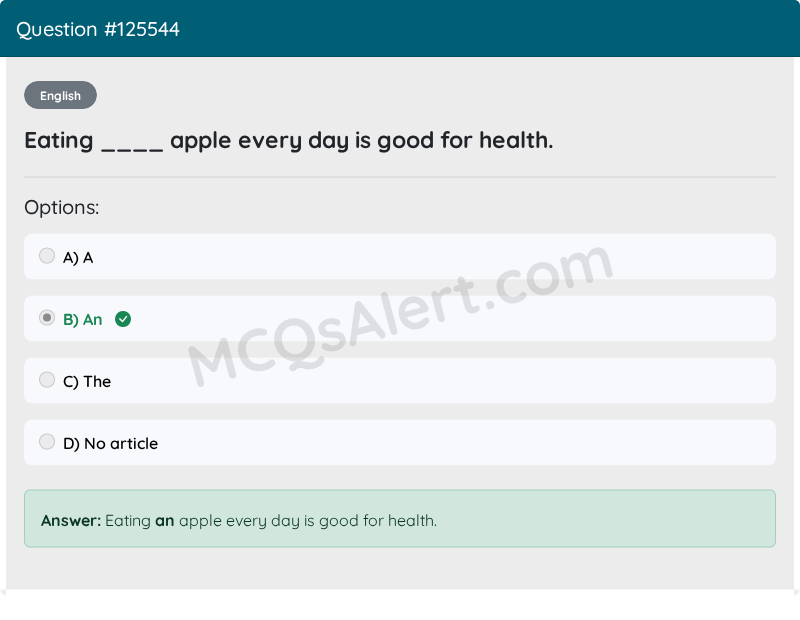 Question Screenshot