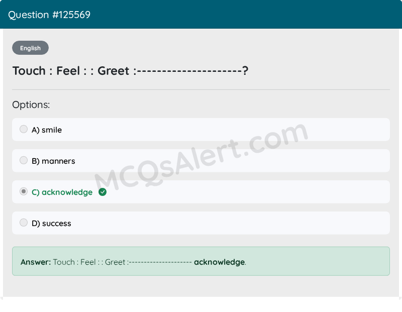 Question Screenshot