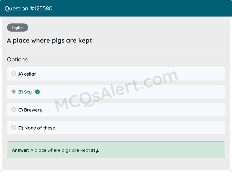 Question Screenshot