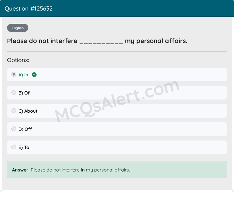 Question Screenshot