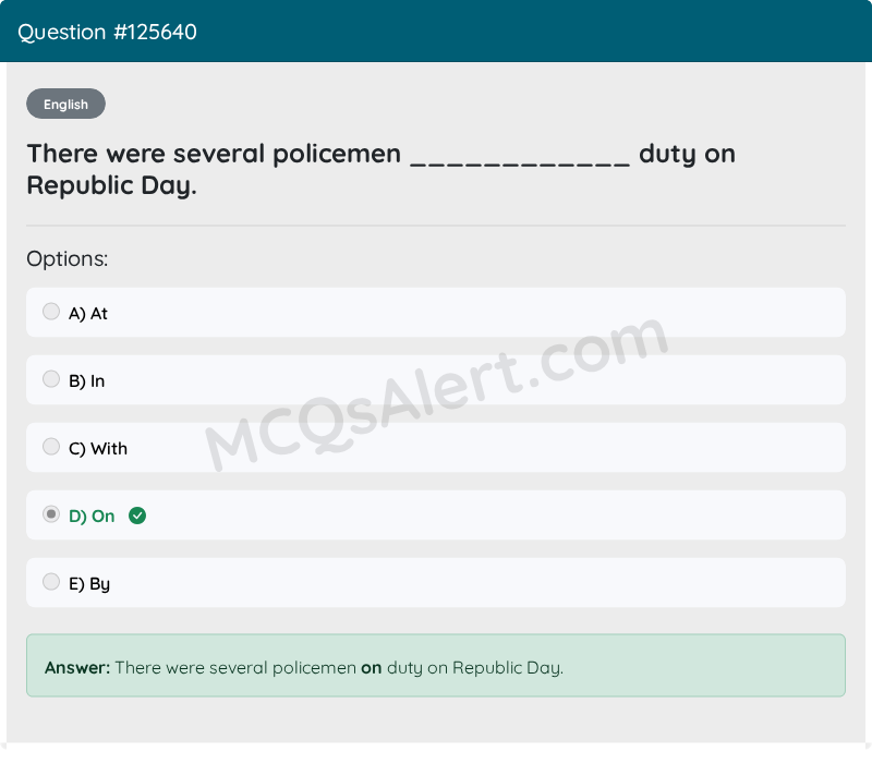 Question Screenshot