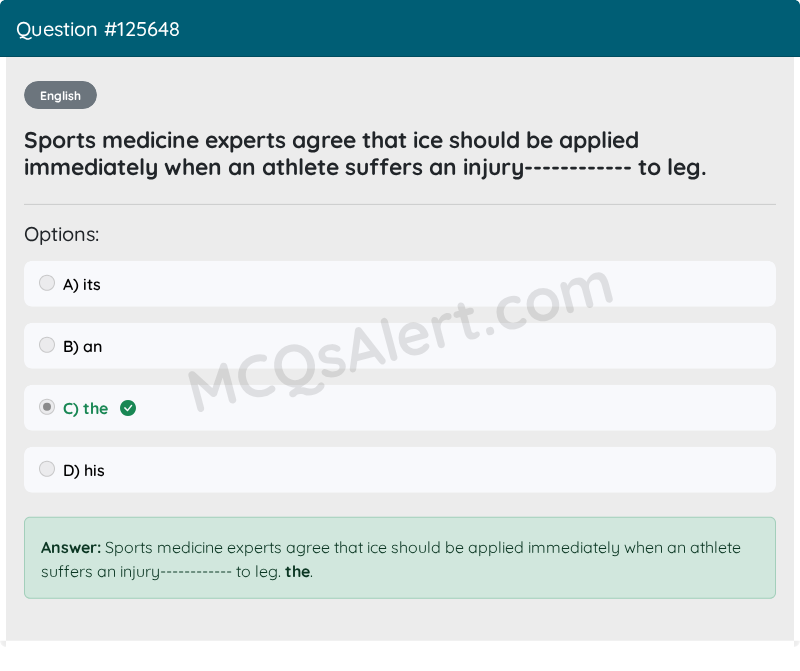Question Screenshot