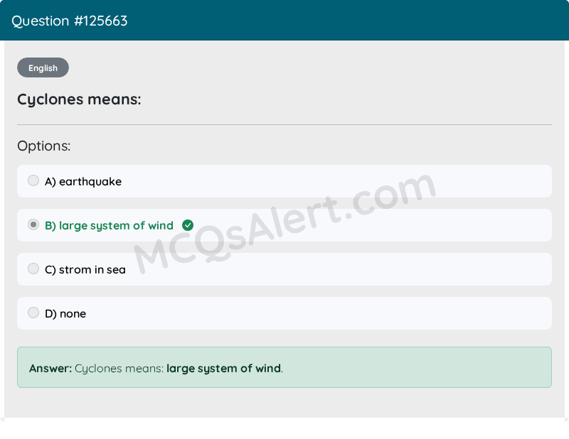 Question Screenshot