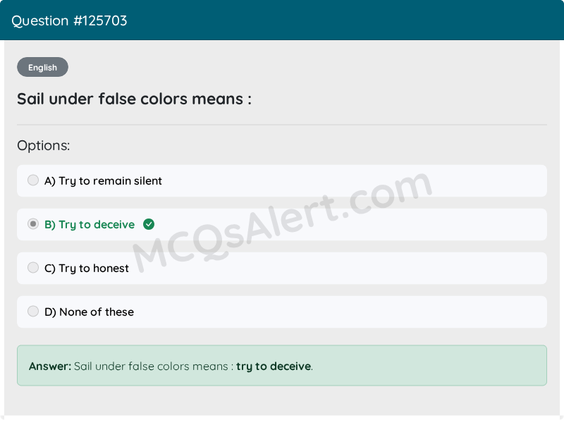 Question Screenshot