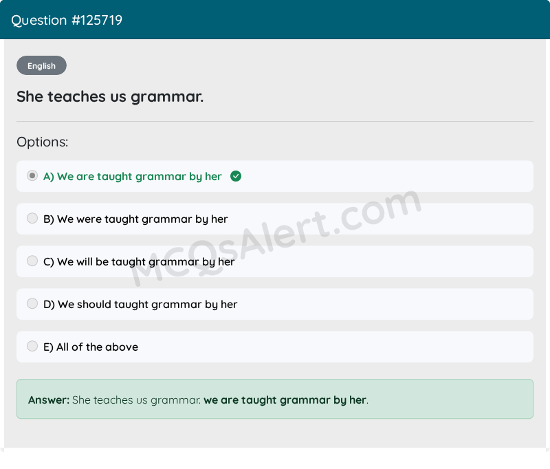 Question Screenshot