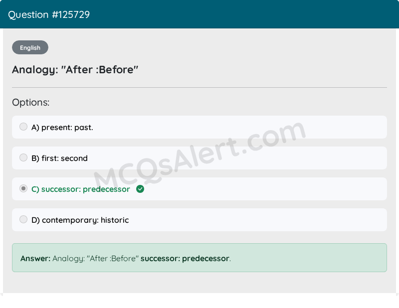 Question Screenshot