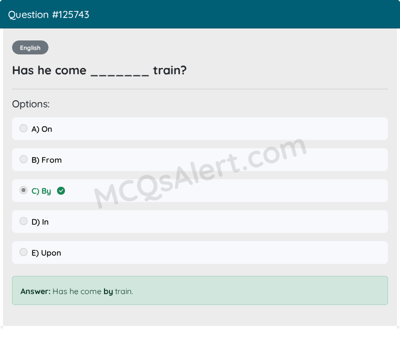 Question Screenshot