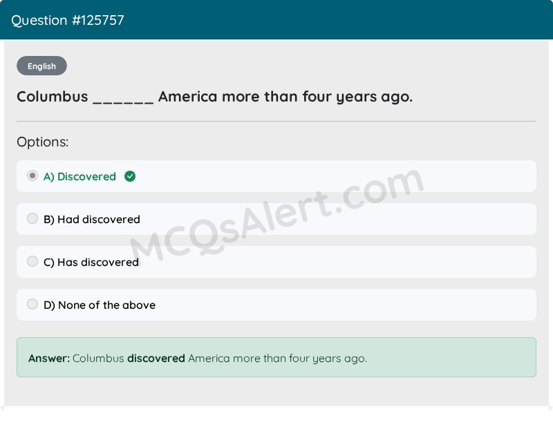 Question Screenshot