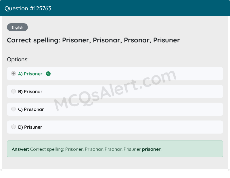 Question Screenshot
