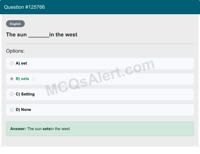 Question Screenshot