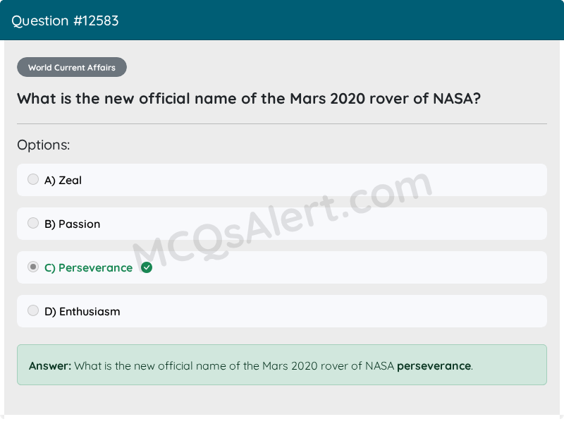 Question Screenshot