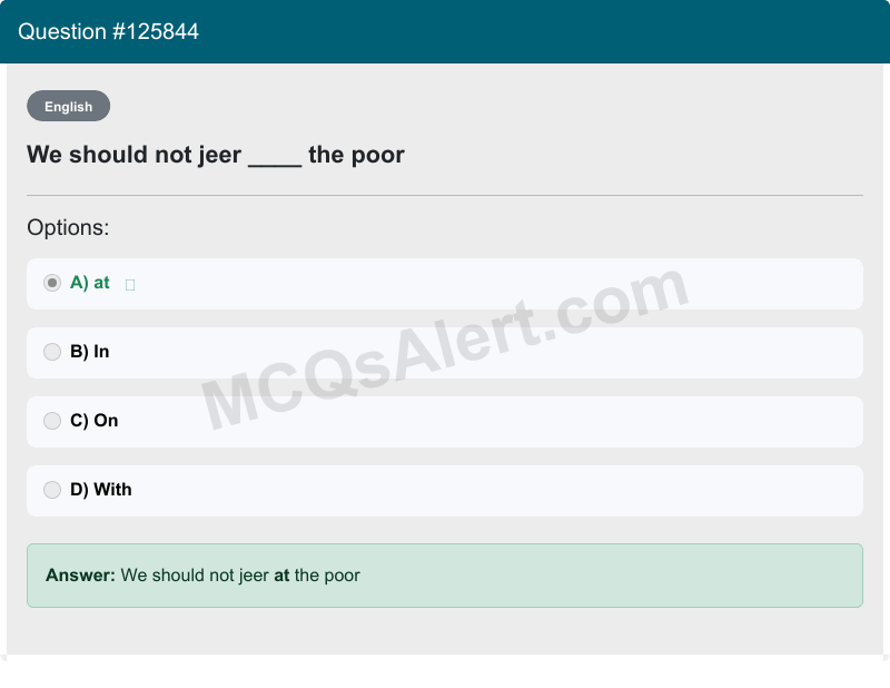 Question Screenshot