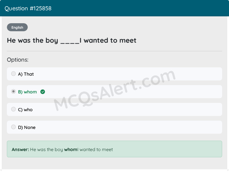 Question Screenshot