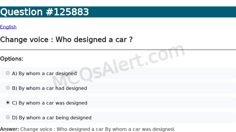 Question Screenshot