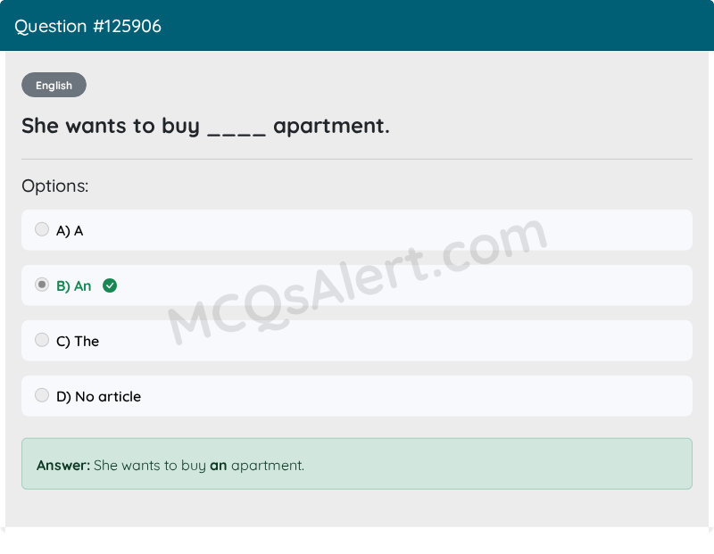 Question Screenshot