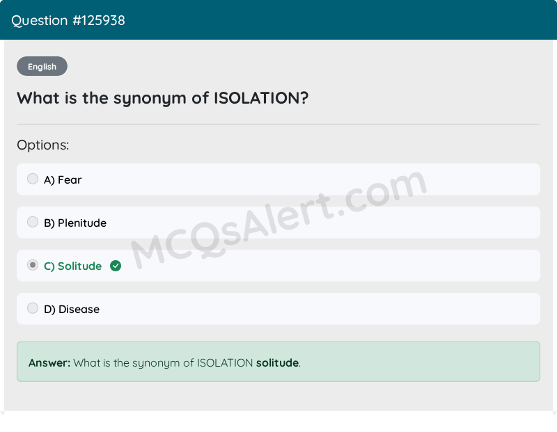 Question Screenshot