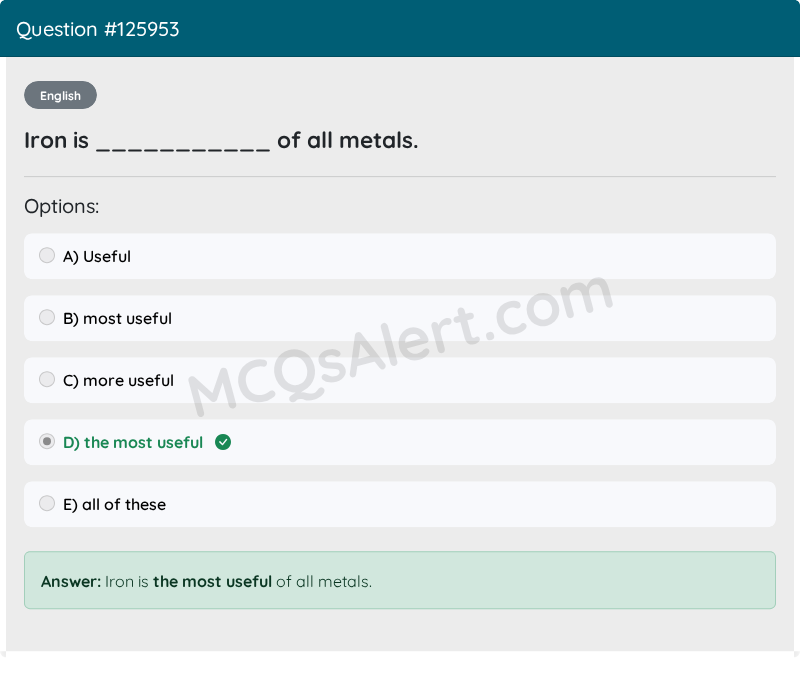 Question Screenshot