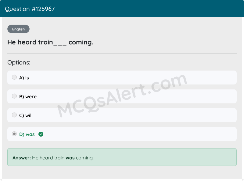Question Screenshot